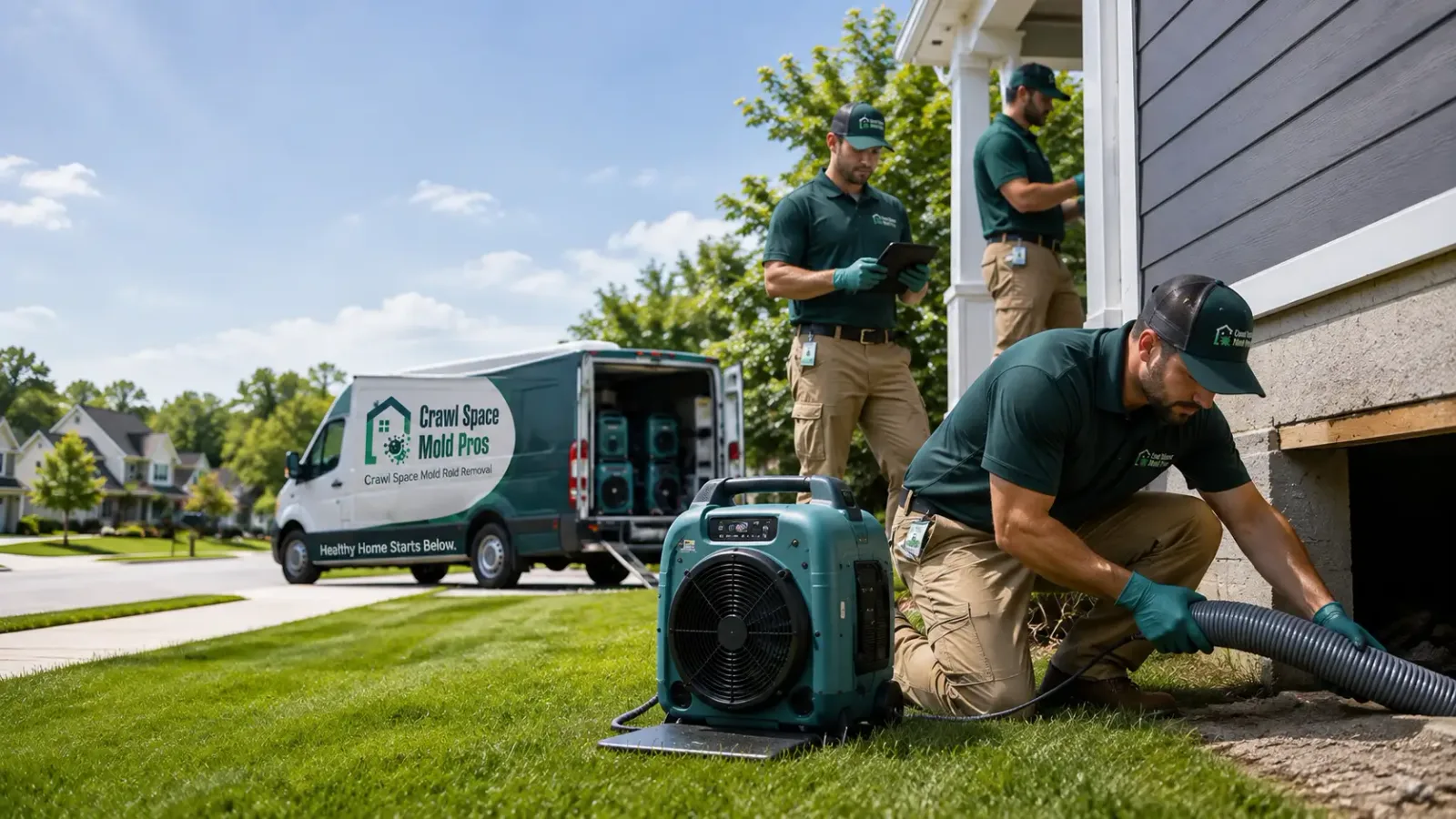 Crawl Space Mold Removal in Posen, IL